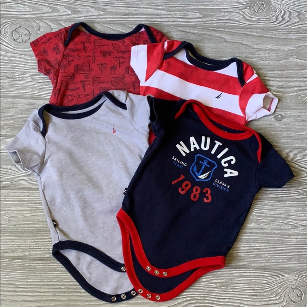 Lot of 4 Nautica onesies
